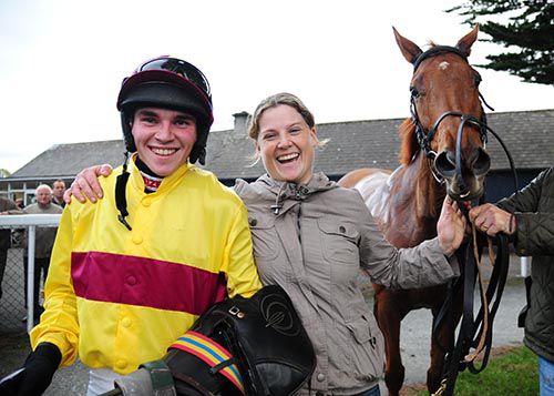 Jonny Burke and Denise O'Shea pictured with Shinahwil