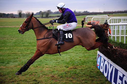 Mr Fiftyone (Robert Power) clears the last