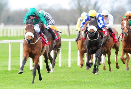 Shahzeena and Pat Smullen (left) win from Natural Woman 