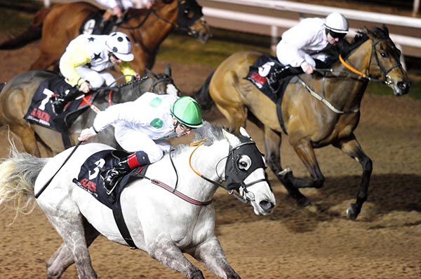 Togoville and Declan McDonogh (nearside) wins the 6th at Dundalk