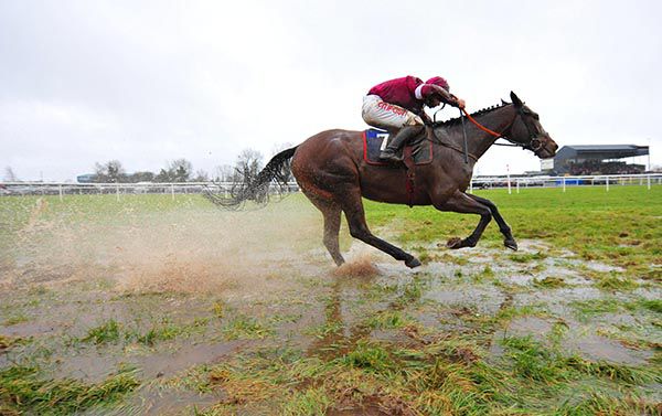 Dortmund Park (Davy Russell) makes light of the tough conditions at Thurles