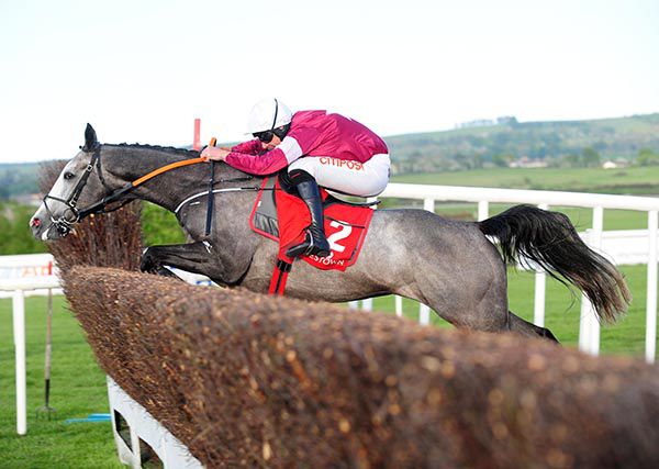 Farclas and Davy Russell pictured on their way to victory