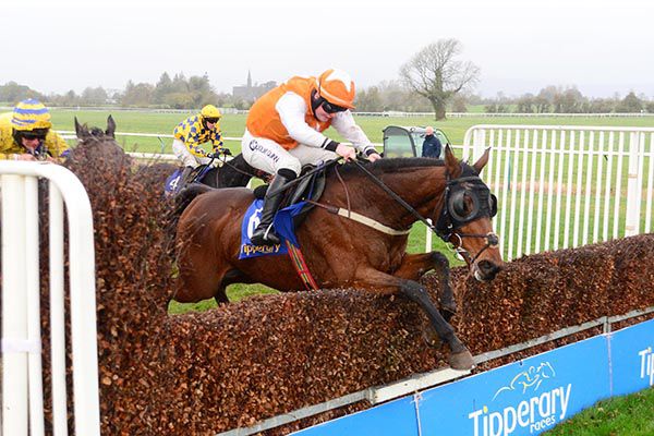 Walkers Point and Luke Dempsey jump the last