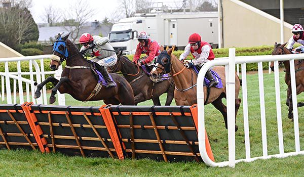Capture The Action (Sean O'Keeffe) leads over the last
