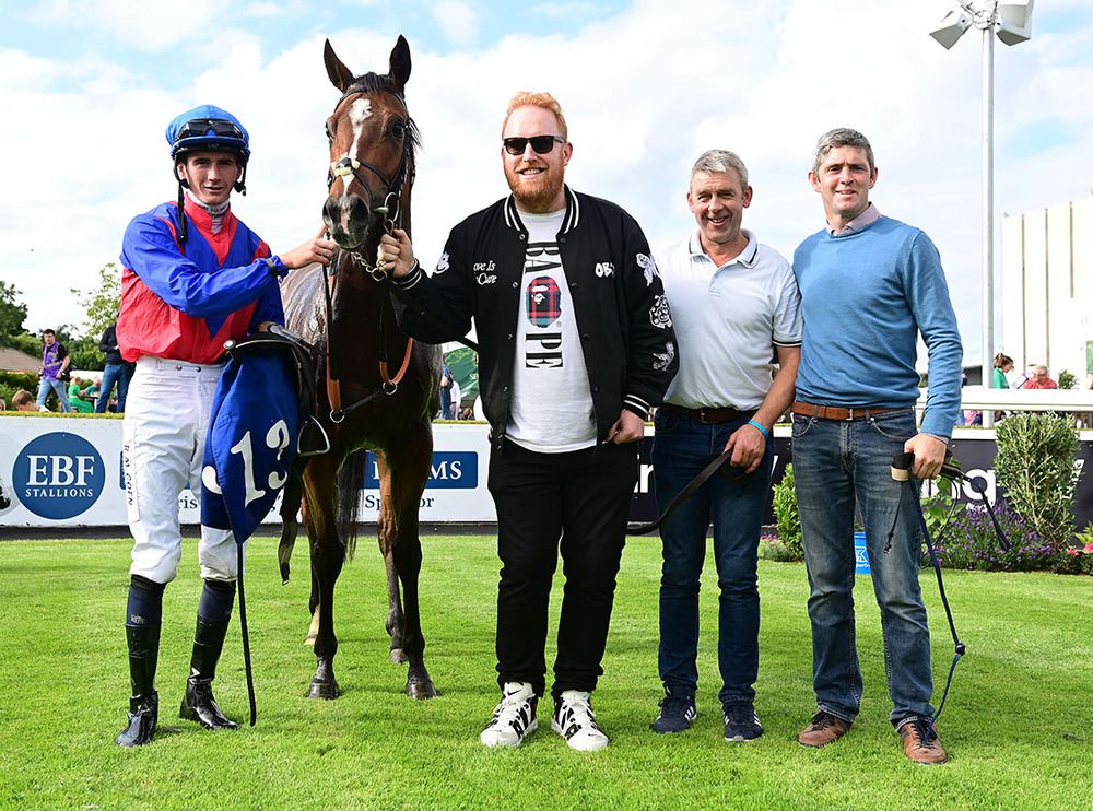 Howyoulikethat and Ben Coen with singer Gavin James, groom Tadhg Rafferty and Martin Ferris 