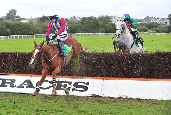 Presenting Mahler (Danny Mullins) gets away with a mistake at the last