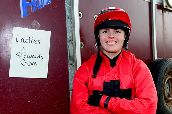 Georgie Benson takes the ride on Three Is Company in the bumper at Downpatrick