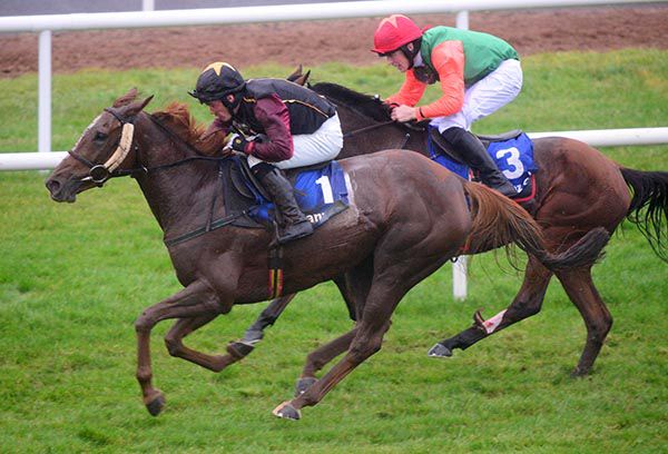 Askann (near side) gets the better of Classic Concorde