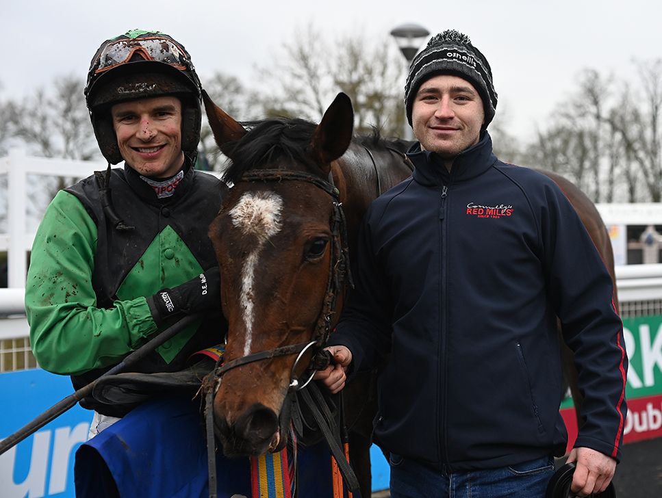 Getaway Master with Danny Mullins and trainer Richard Daniels
